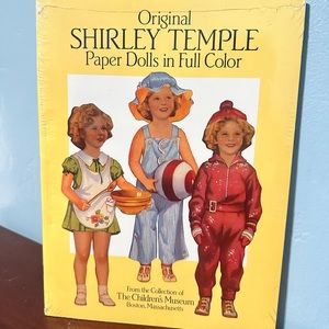 Original Shirley Temple Paper Doll Books Set of 3 New Uncut SEALED